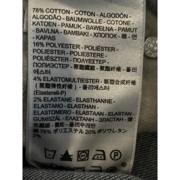 Levi Strauss 559 Jeans Relax Fit Straight Leg Tag Size 30x30 Blue - Picture 6 of 8